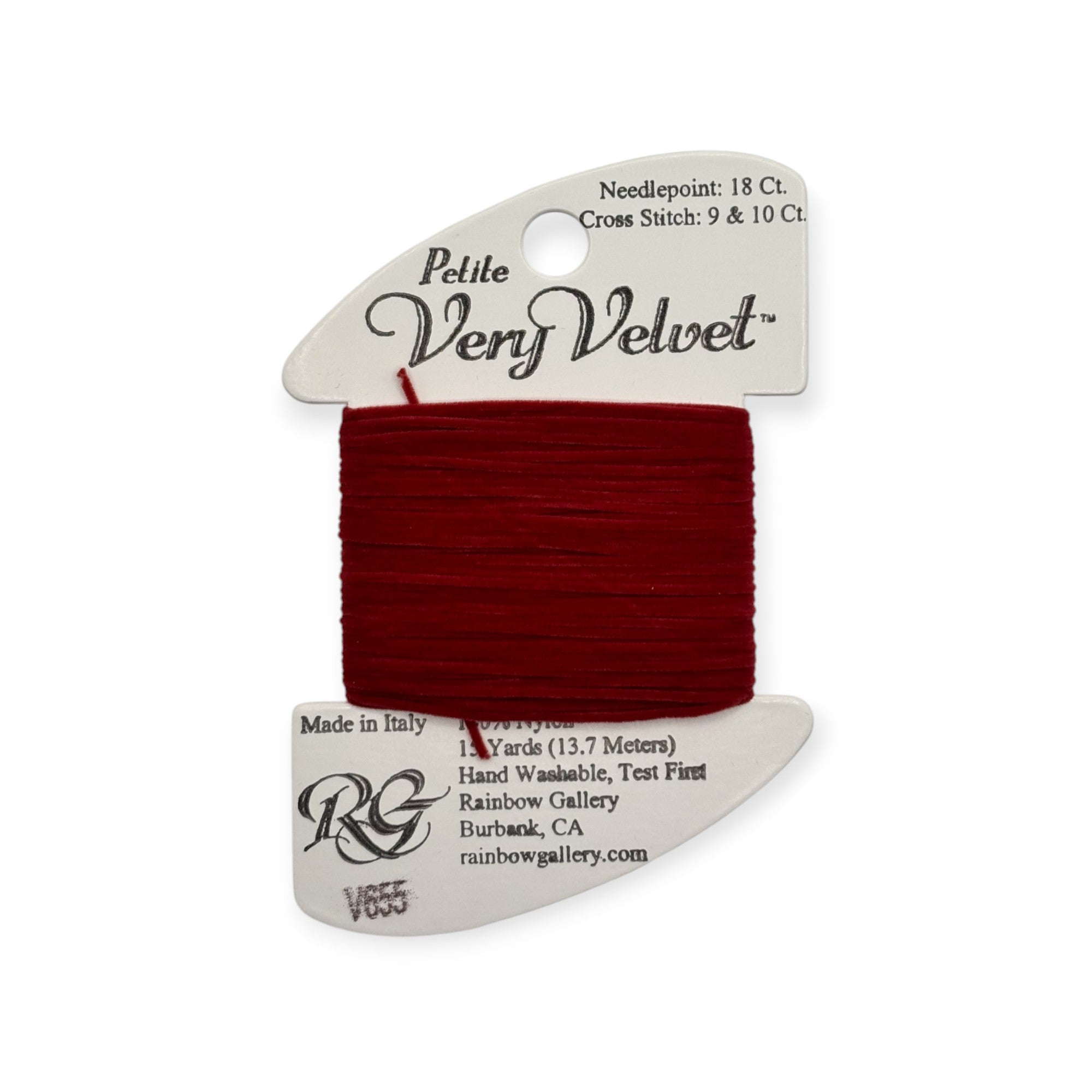 PETITE VERY VELVET DARK RED V655