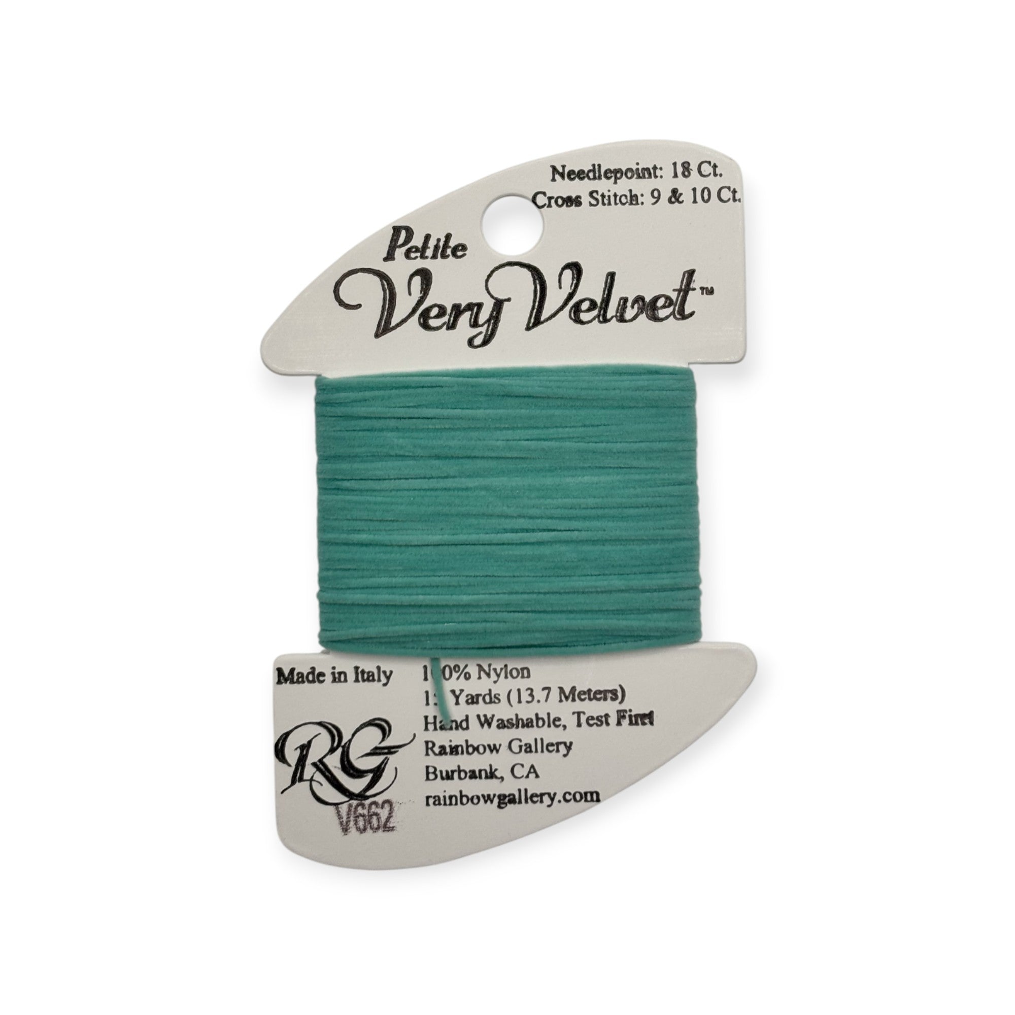 PETITE VERY VELVET GREEN AQUA V662