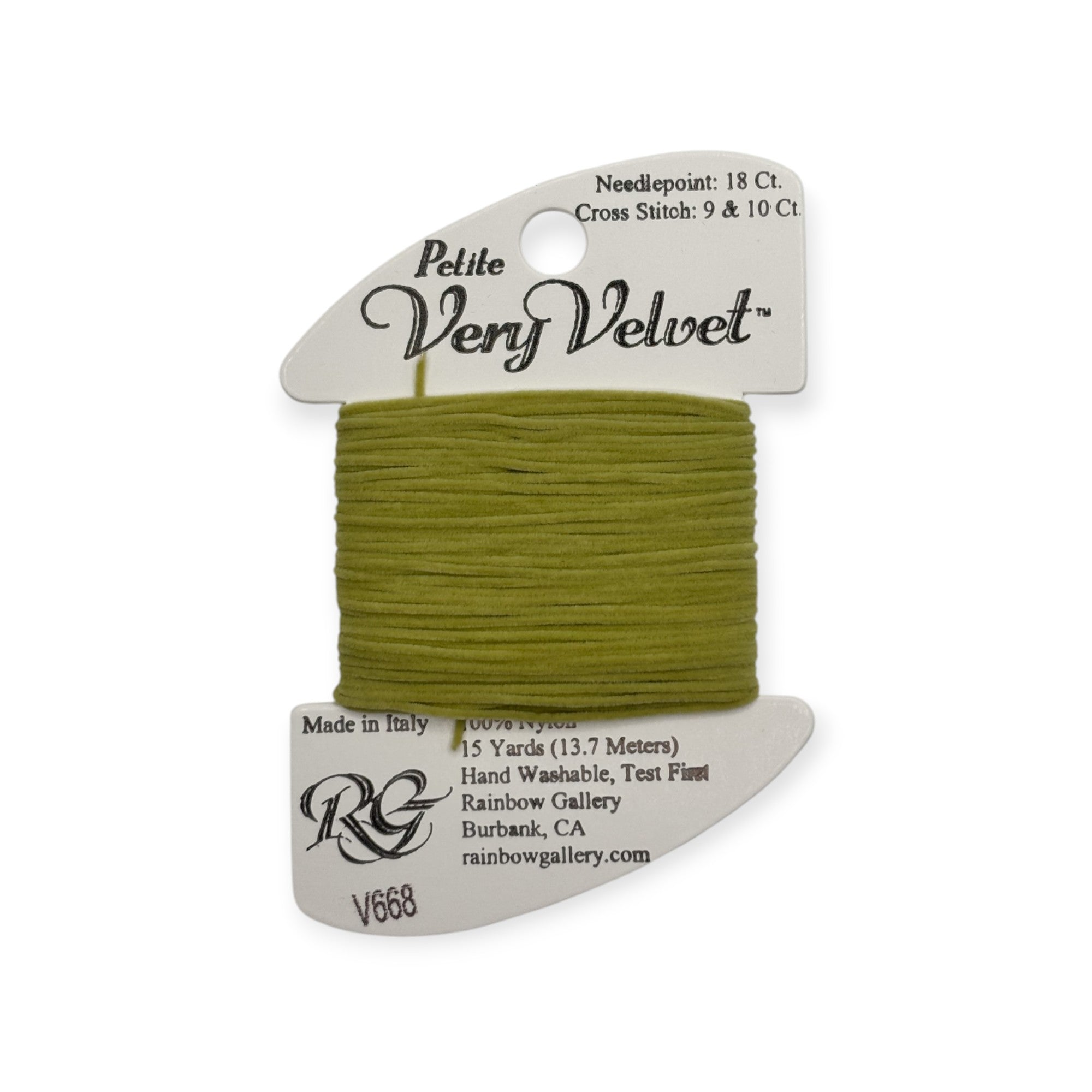 PETITE VERY VELVET LITE OLIVE V668