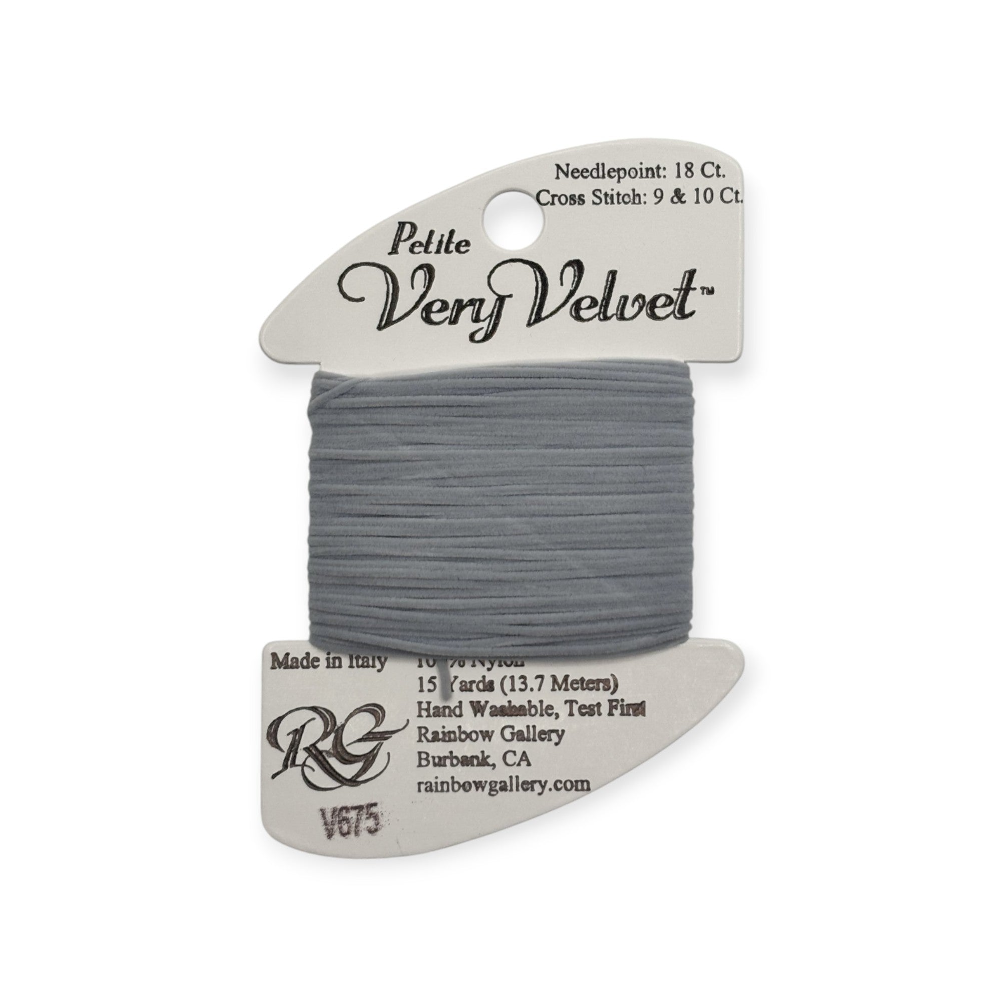 PETITE VERY VELVET PEARL GREY V675