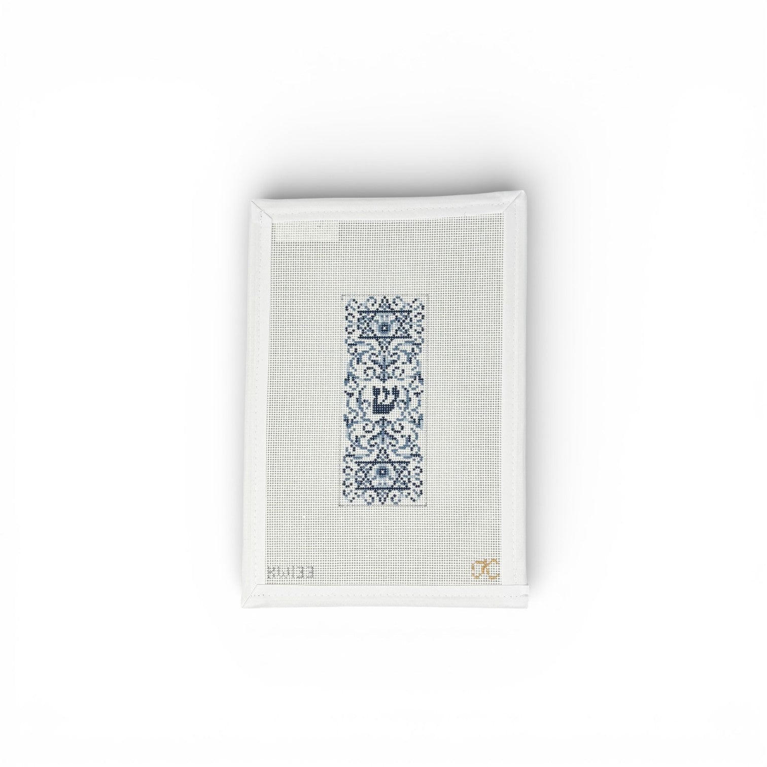 BLUE FILAGREE MEZUZAH