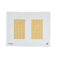 Y PATTERN YELLOW MONOGRAM POUCH